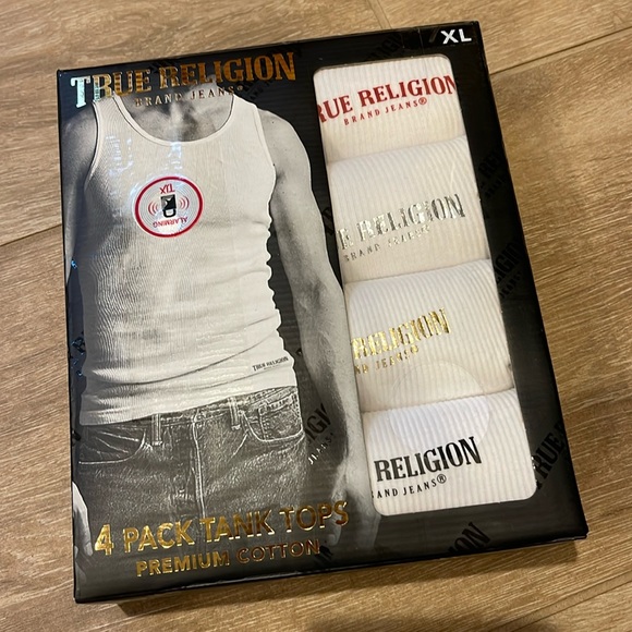 True Religion Other - True Religion Tank Tops XL 4 Pack